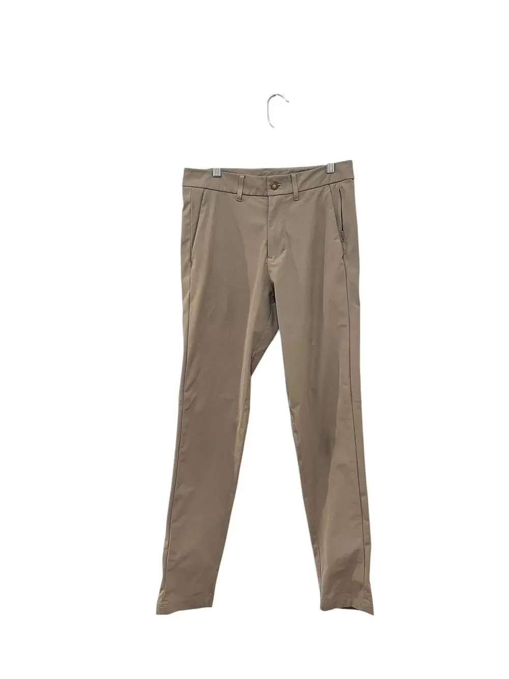 Lululemon Chino Pants Mens 28x30 Beige Slim Tapered Stretch Casual Performance